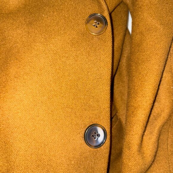 Nathan David 100% Cashmere Sports Coat Blazer Mens No Size Camel 2 Buttons Paris - Picture 7 of 12